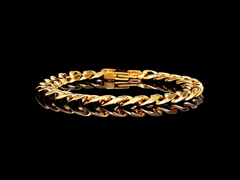 Invicta Jewelry Yellow Plated Stainless Steel Curb Chain  display picture 3