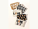 Shiraleah "GAME DAY" Glass Beaded Zip Pouch