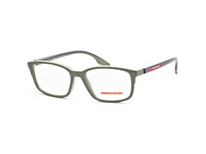 Prada Men's Linea Rossa 54mm Green Rubber Opticals | PS-01PV-CCH1O1