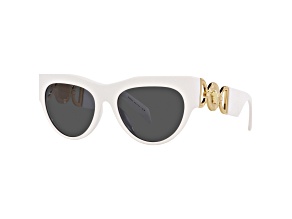 Versace Women's Fashion 56mm White Sunglasses|VE4440U-314-87-56