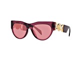 Versace Women's Fashion 56mm Transparent Marc Sunglasses