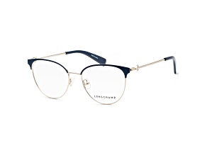 Longchamp Women's Fashion 52mm Gold/Blue Opticals|LO2134-719
