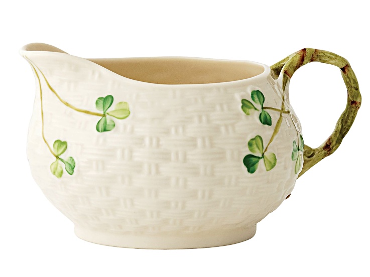 Belleek Shamrock Cream Jug