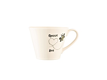 Picture of Belleek Hand Painted Queen Bee Flared Mug
