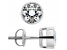 White Cubic Zirconia 14k White Gold Studs With Velvet Gift Box 2.00ctw