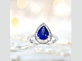 14K White Gold Tanzanite and Diamond Ring, 1.95ctw