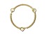 Judith Ripka Verona 14K Gold Clad Textured Bangle