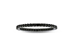 0.50ctw Black Diamond Eternity Band in 14k Gold Black Rhodium