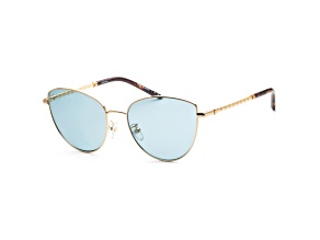 Tory Burch Women's Fashion 56mm Shiny Gold Sunglasses | TY6091-330480