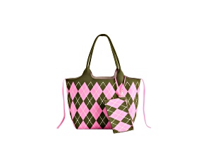 Robbie Argyle Tote, Pink