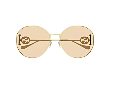 Gucci Gold Tone Frame with 