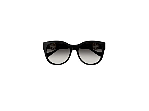 Gucci Round Sunglasses Black/Gray Gradient 56mm - 1BY0BA | JTV display picture 1