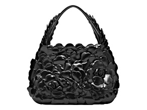 Valentino Garavani Atelier Bag 03 Black Leather Oro Rose Edition Hobo Bag