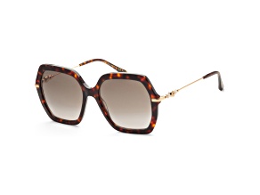 Jimmy Choo Women's Esther 57mm Havana Sunglasses|ESTHERS-0086-HA