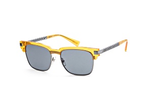 Versace Men's Fashion  55mm Transparent Yellow Sunglasses | VE4447-541280-55