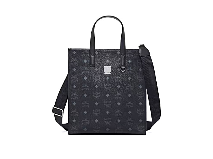 MCM ブラックレザートートバッグ MCM レザー トートバッグ | ブラック | FARFETCH JP