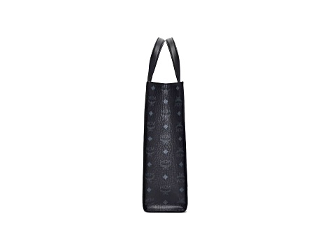 MCM ブラックレザートートバッグ MCM レザー トートバッグ | ブラック | FARFETCH JP
