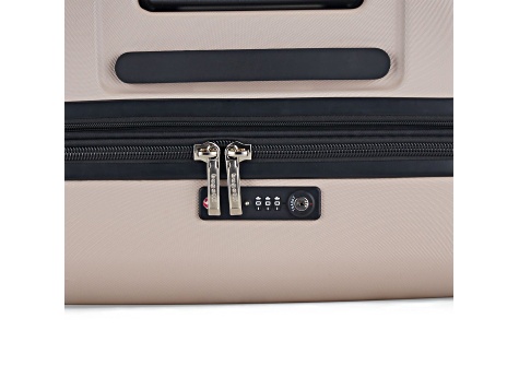 Bugatti Wellington 3 Piece Expandable Lugagge Set in Cookie
