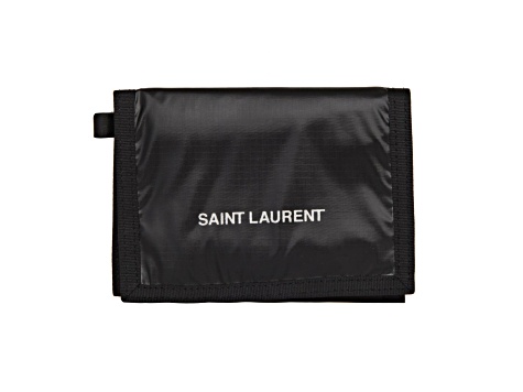 Saint Laurent Nuxx Black Nylon Chain Trifold Wallet - 1C04ZA