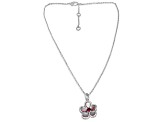 Judith Ripka Tourmaline, Mother-Of-Pearl, & Bella Luce® Rhodium Over Sterling Silver Pendant