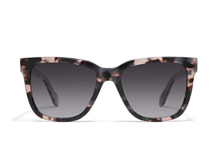 Quay Wired Oversized Milky Tortoise Square Frame / Smoke