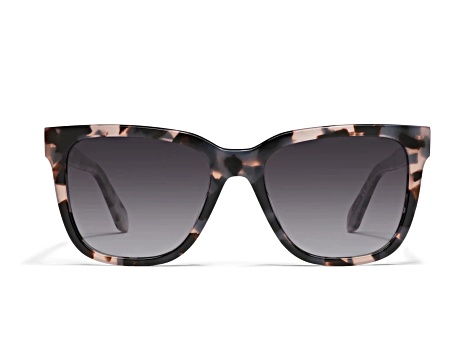 Quay Wired Oversized Milky Tortoise Square Frame / Smoke 