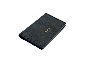 Fendi Selleria Gray Calf Leather Vertical Bifold Wallet