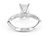 14K White Gold Emerald Cut IGI Certified Lab Grown Diamond Solitaire Ring 2.0ct, F Color/VS1 Clarity