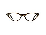 Leopard Cat Eye Frame Reading Glasses. Strength 2.50