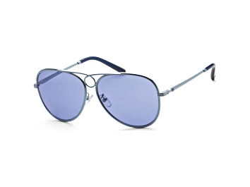 Picture of Tory Burch Women's Fashion 59mm Light Blue Gunmetal Sunglasses | TY6093-334865