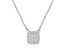 White Topaz Sterling Silver Necklace, 16 Inches