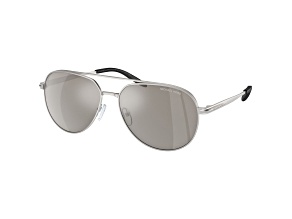 Michael Kors Men's Highlands 60mm Matte Silver Sunglasses  | MK1142-10036G-60