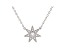 Judith Ripka White Topaz Accented Rhodium Over Sterling Silver Star Station Necklace