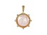 Judith Ripka Pink Mother-of-Pearl 14K Gold Clad Enhancer