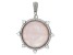 Judith Ripka Pink Mother-of-Pearl Sterling Silver Enhancer