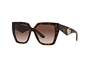 Dolce & Gabbana Women's Fashion 55mm Havana Sunglasses|DG4438-502-13-55