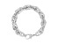 Judith Ripka Rhodium Over Sterling Silver Verona Bold Link Bracelet