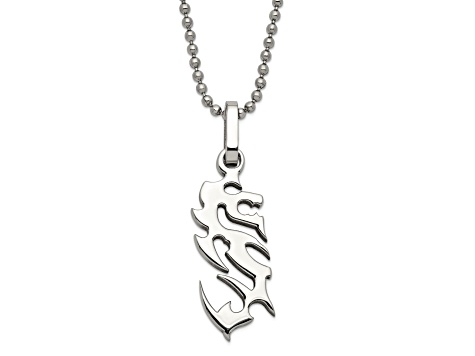 Stainless Steel Dragon Necklace