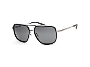 Michael Kors Men's Del Ray 59mm Matte Silver Sunglasses|MK1110-120687