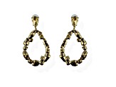 Off Park® Collection, Gold-Tone Oval Open Center Mixed-Shaped Emerald Crystal Drop Earrings.