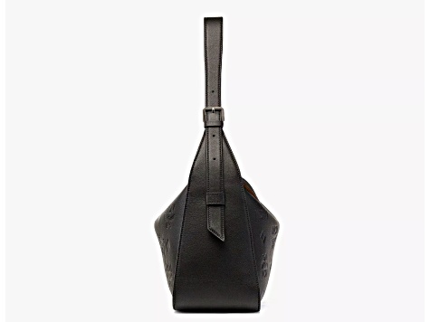 【関税&送料込】Mcm Aren Large Shoulder Bag MCM Medium Aren Shoulder Bag with Monogram Leather in Black