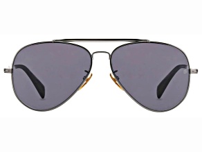 David Beckham Aviator Black Frame Sunglasses with Gray Lenses