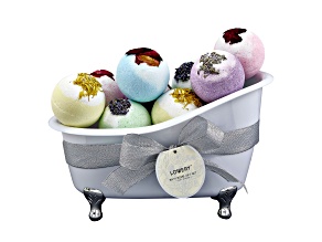 Lovery Bath Bombs Gift Set - 10 XL Bath Fizzies with Shea & Coco Butter