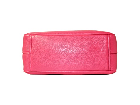 Prada Peonia Pink Vitello Phenix Leather Double Zip