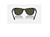 Ray-Ban Original Wayfarer Classic Tortoise/Green 50mm Sunglasses RB2140 902 50-22