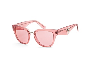 Picture of Dolce & Gabbana Women's Fashion 51mm Fleur Pink Sunglasses