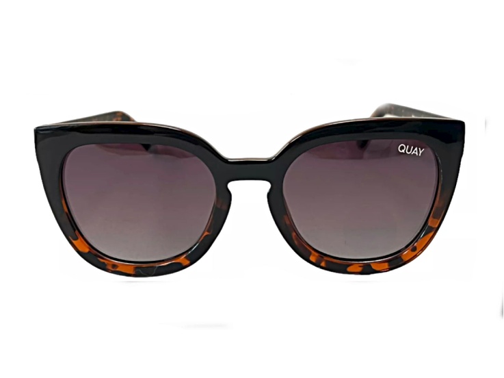 Quay Noosa Black Tortoise Round Frame / Brown Lenses  display picture 2