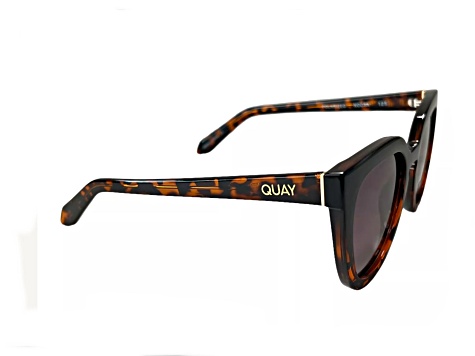 Quay Noosa Black Tortoise Round Frame / Brown Lenses  display picture 1