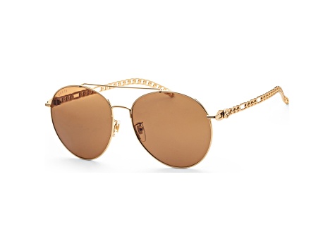 Gucci Women's Fashion 61mm Gold Sunglasses | GG0725S-002