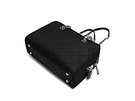 Prada 1BD082VDVJ2CYRF0002 関税送料込 Prada Milano Black Leather Crossbody Bag Web Stripe Strap